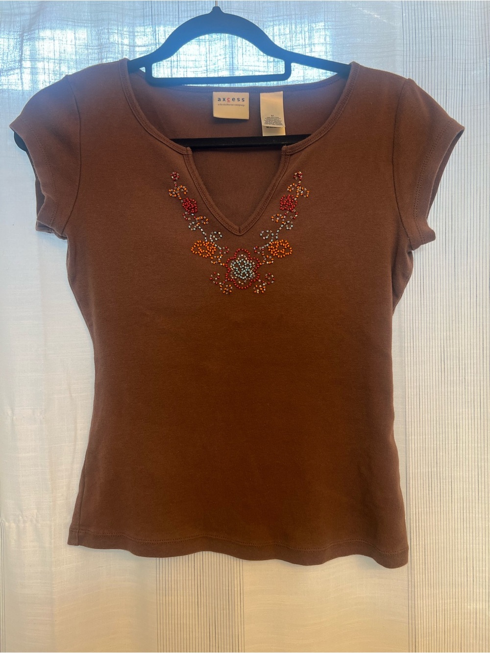 Beautiful Bead-Embellished Top!